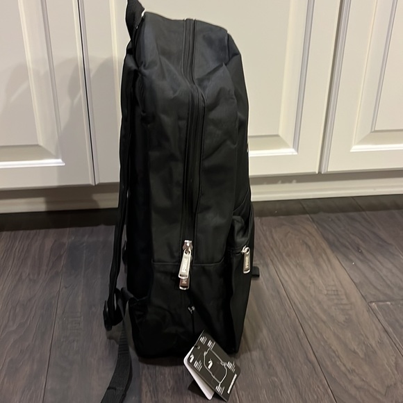 Puma Women’s Girls backpack school book bag black new laptop water bottle pocket - Picture 4 of 12